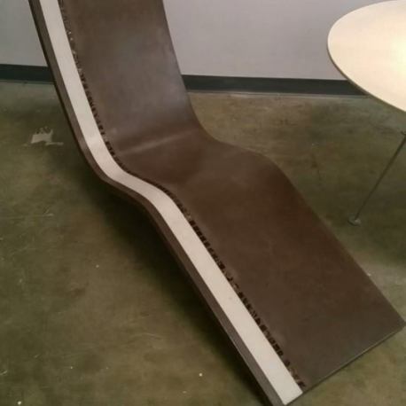 Custom Lounge Chair brown